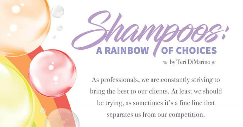 shampoo rainbow bubbles