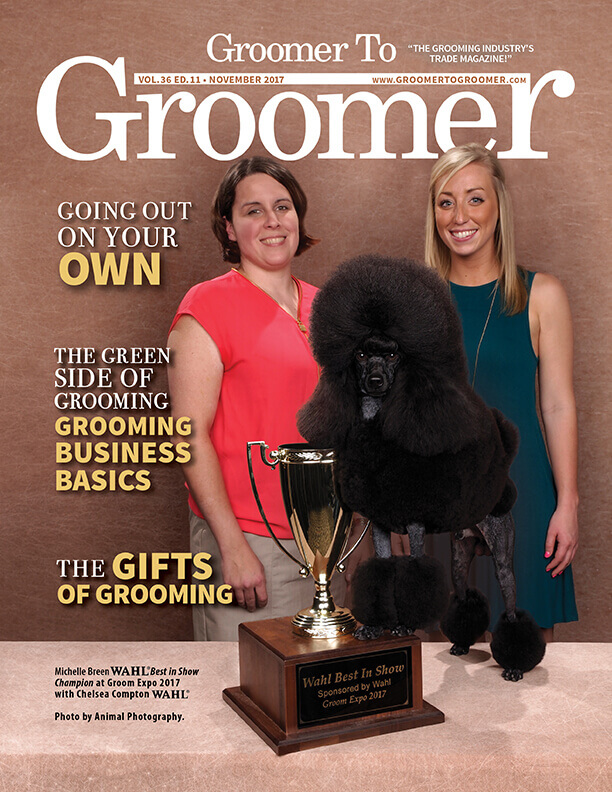 November 2017 Groomer to Groomer cover