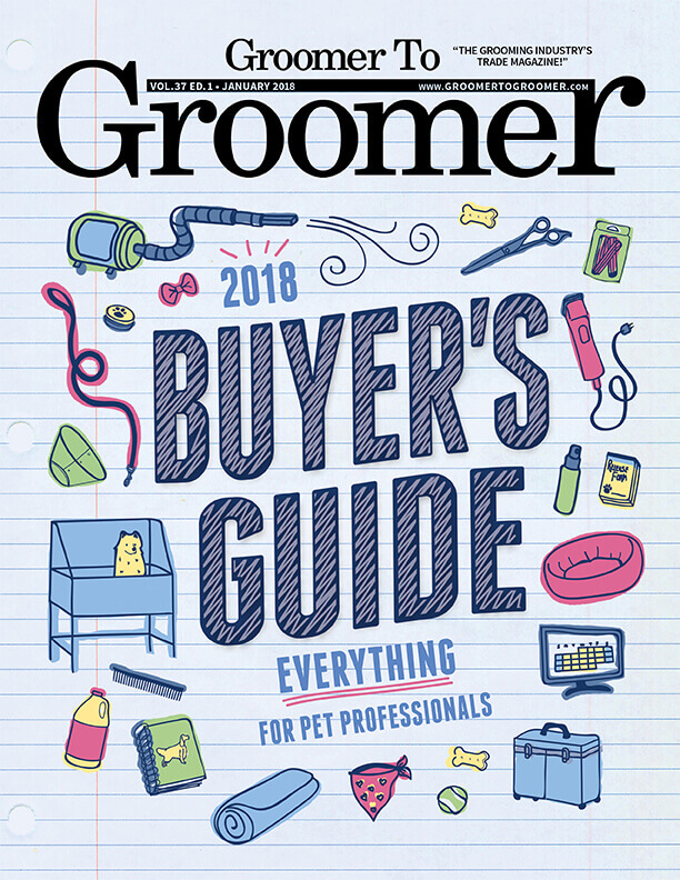 January 2018 Groomer to Groomer Cover