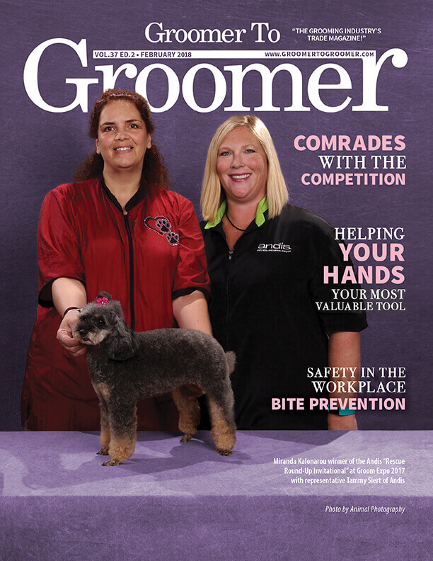 February 2018 Groomer to Groomer Cover